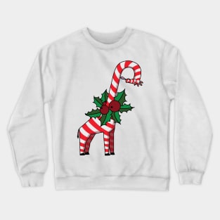 Merry Giraffe Candy Crewneck Sweatshirt